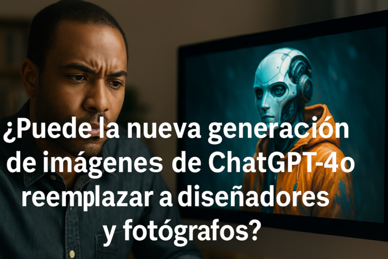 ¿Puede la nueva generación de imágenes de ChatGPT 4o reemplazar a diseñadores y fotógrafos?