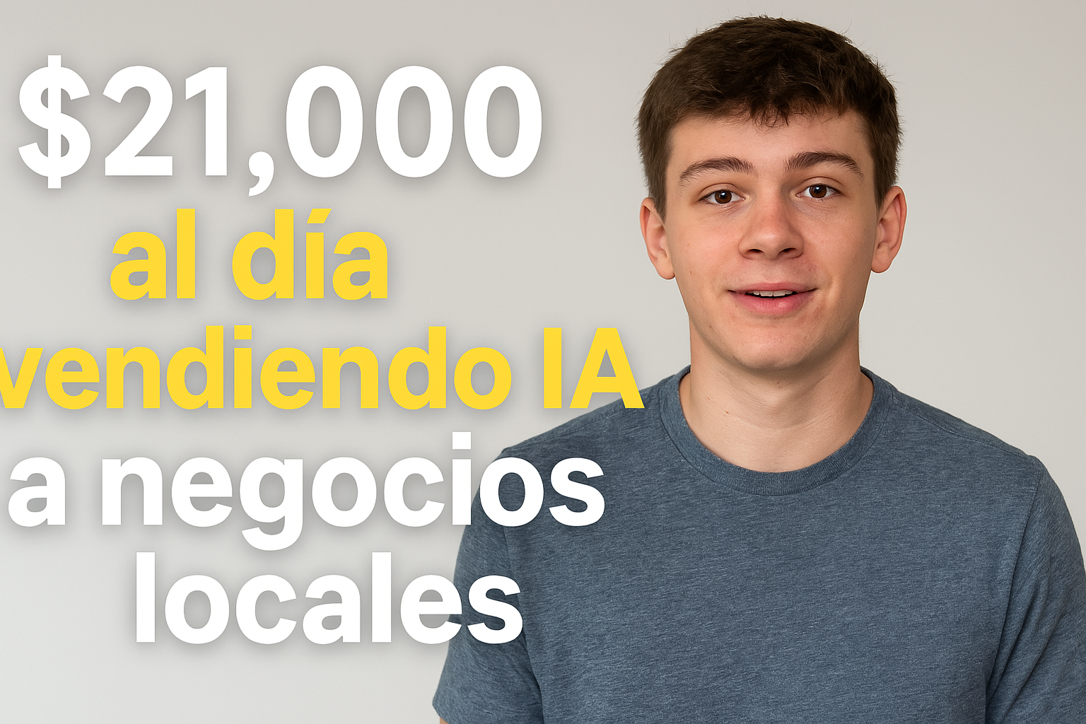 Lee más sobre el artículo Cómo ganar hasta $21,000 al día vendiendo IA a negocios locales (sin saber programar)