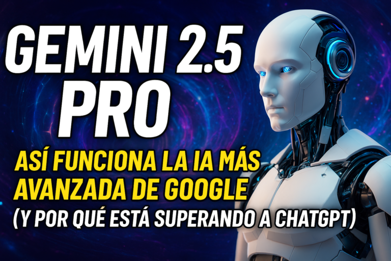 Gemini 2.5 Pro: Así funciona la IA más avanzada de Google (y por qué está superando a ChatGPT)