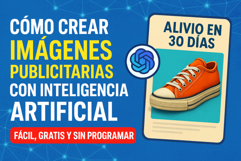 Cómo crear imágenes publicitarias con inteligencia artificial (fácil, gratis y sin programar)