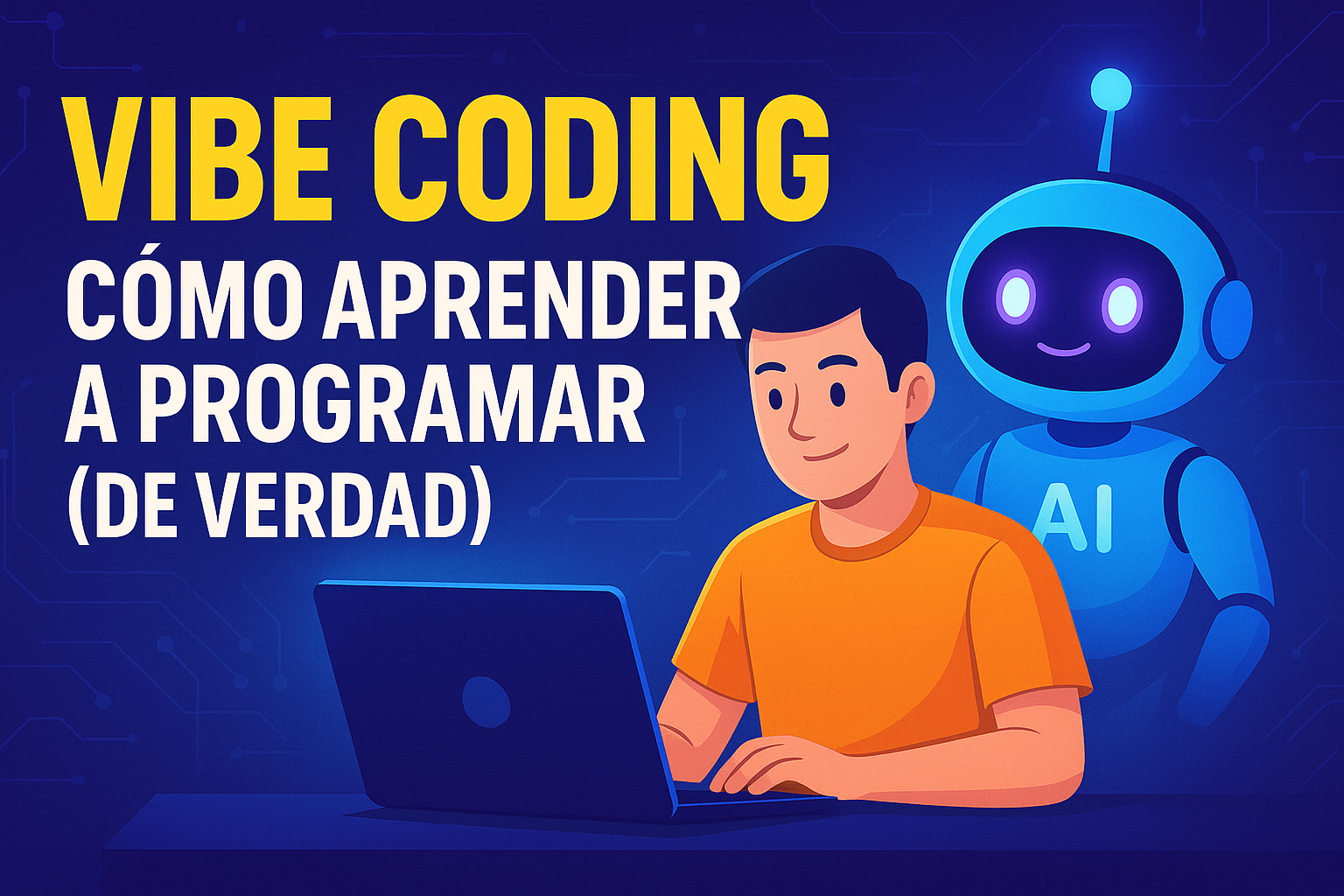 En este momento estás viendo ¿Qué es el Vibe Coding y cómo aprender a programar con IA (de verdad)?