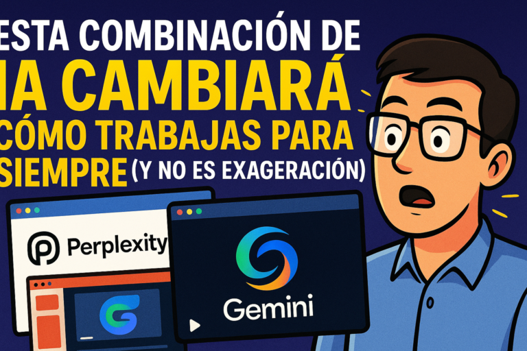 Esta combinación de IA cambiará cómo trabajas para siempre (y no es exageración)