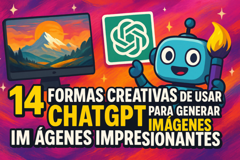14 Formas Creativas de Usar ChatGPT para Generar Imágenes Impresionantes