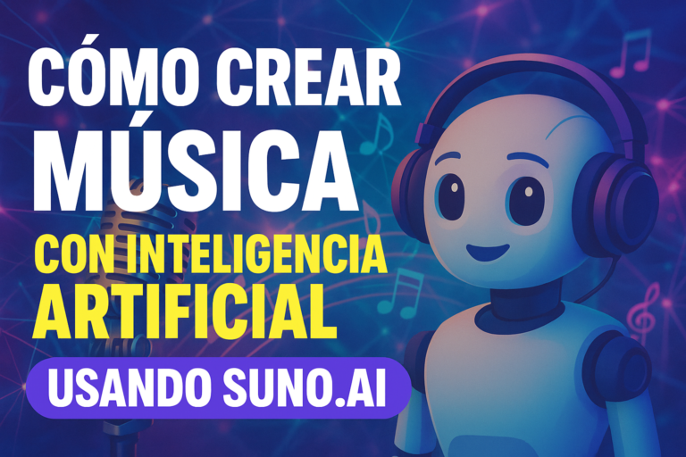 Cómo crear música con Inteligencia Artificial usando Suno.AI