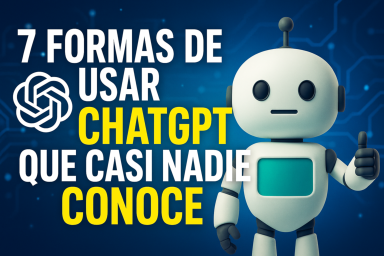 7 formas de usar ChatGPT que casi nadie conoce