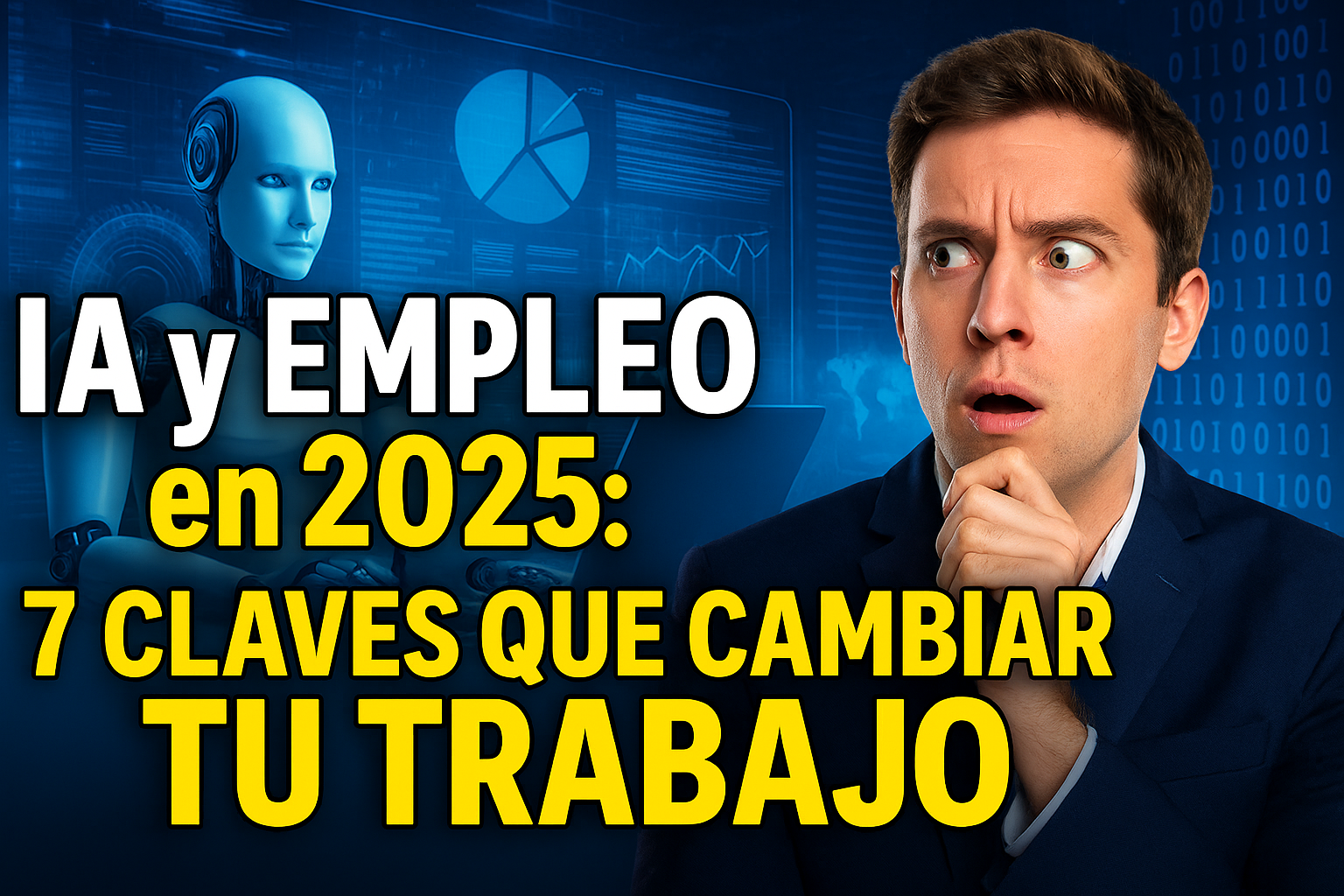 En este momento estás viendo IA y Empleo en 2025: 7 Claves Que Cambiarán Tu Trabajo (y Cómo Prepararte)