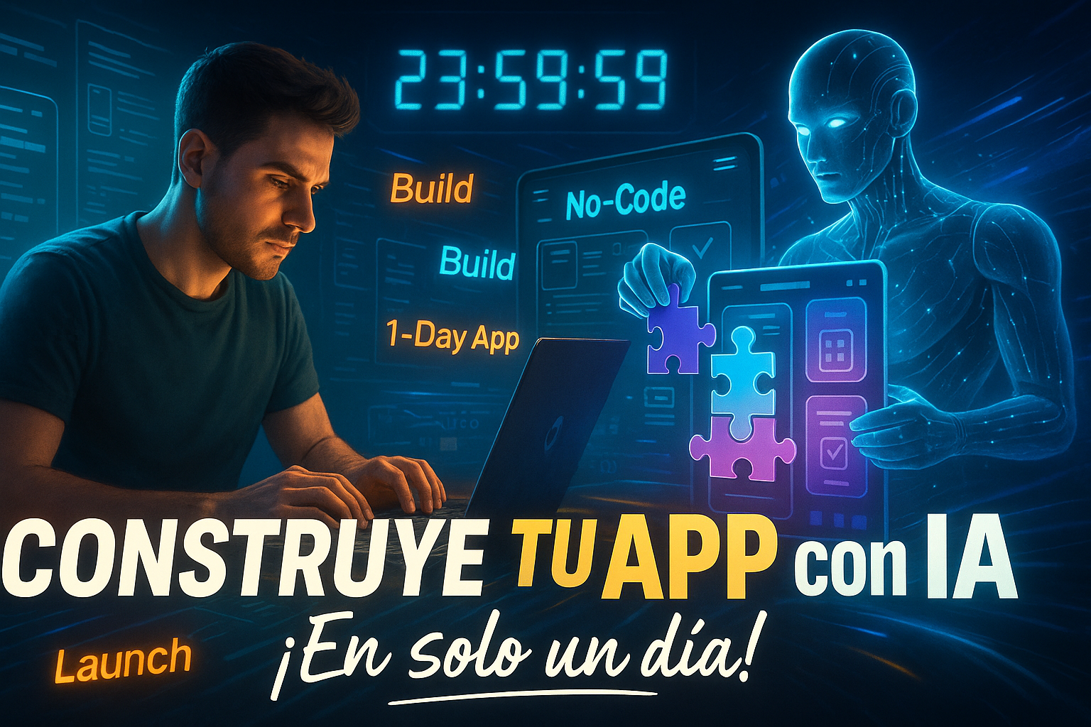En este momento estás viendo Cómo Crear y Lanzar una App Real con IA en Solo Un Día (Sin Saber Programar)