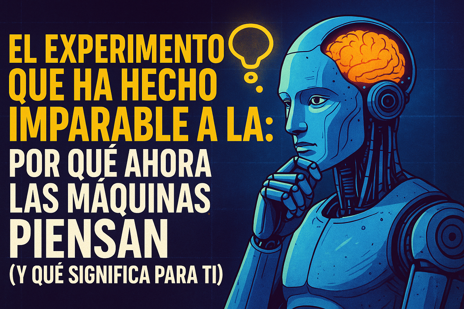 Read more about the article El experimento que ha hecho imparable a la IA: por qué ahora las máquinas piensan (y qué significa para ti)