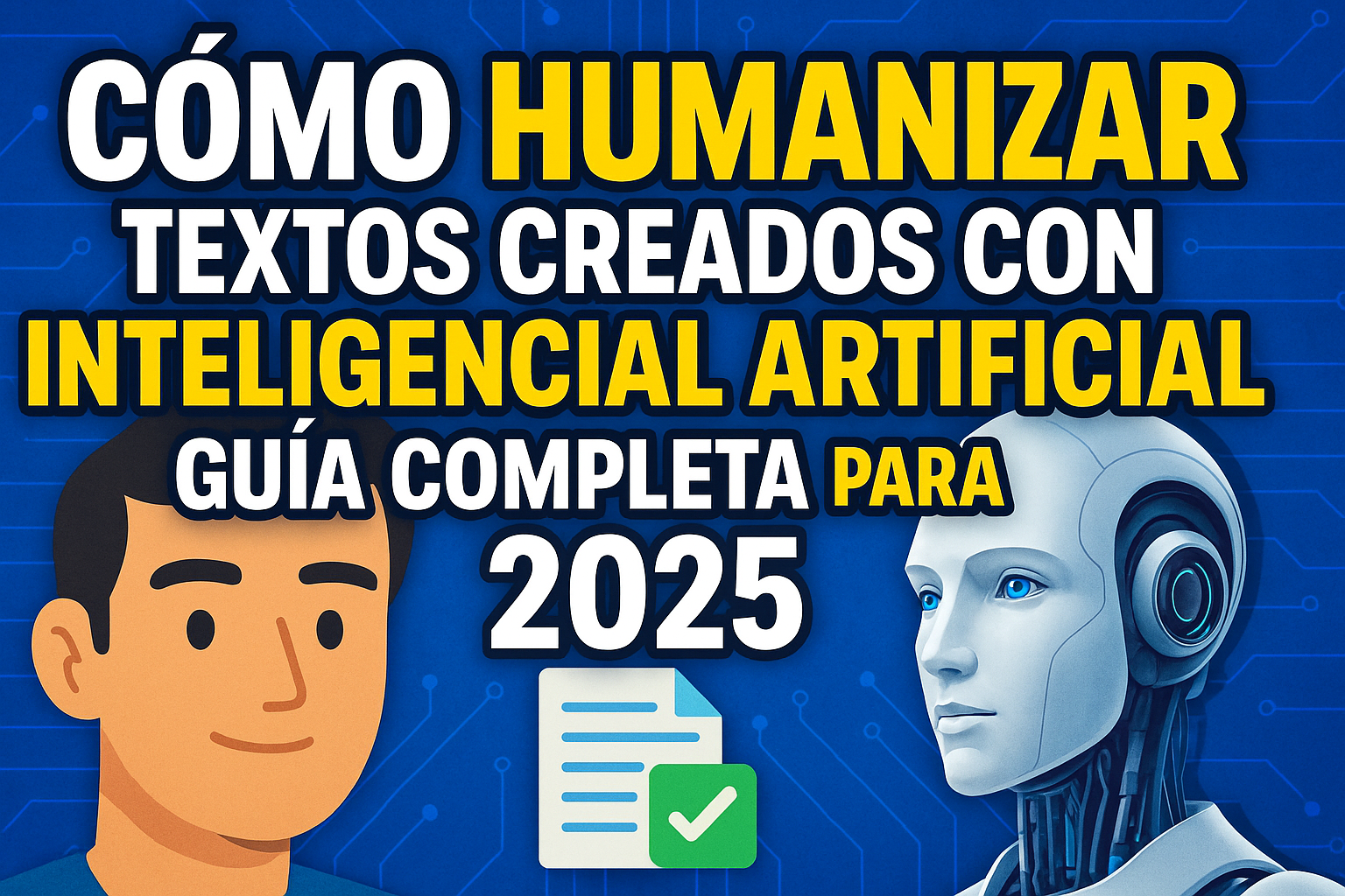 Read more about the article Cómo Humanizar Textos Creados con Inteligencia Artificial: Guía Completa para 2025