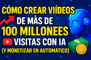Read more about the article Cómo crear vídeos de más de 100 millones de visitas con IA (y monetizar en automático)