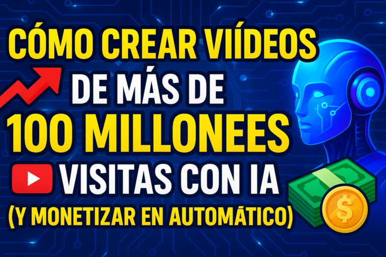Cómo crear vídeos de más de 100 millones de visitas con IA (y monetizar en automático)