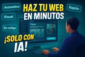 Lee más sobre el artículo Cómo Crear una Página Web Profesional con Inteligencia Artificial en Minutos (Guía Paso a Paso)