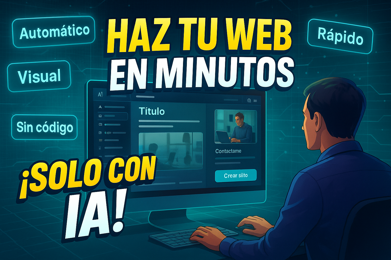 En este momento estás viendo Cómo Crear una Página Web Profesional con Inteligencia Artificial en Minutos (Guía Paso a Paso)