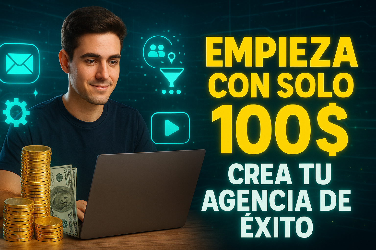 En este momento estás viendo Cómo montar una agencia IA con menos de 100 $